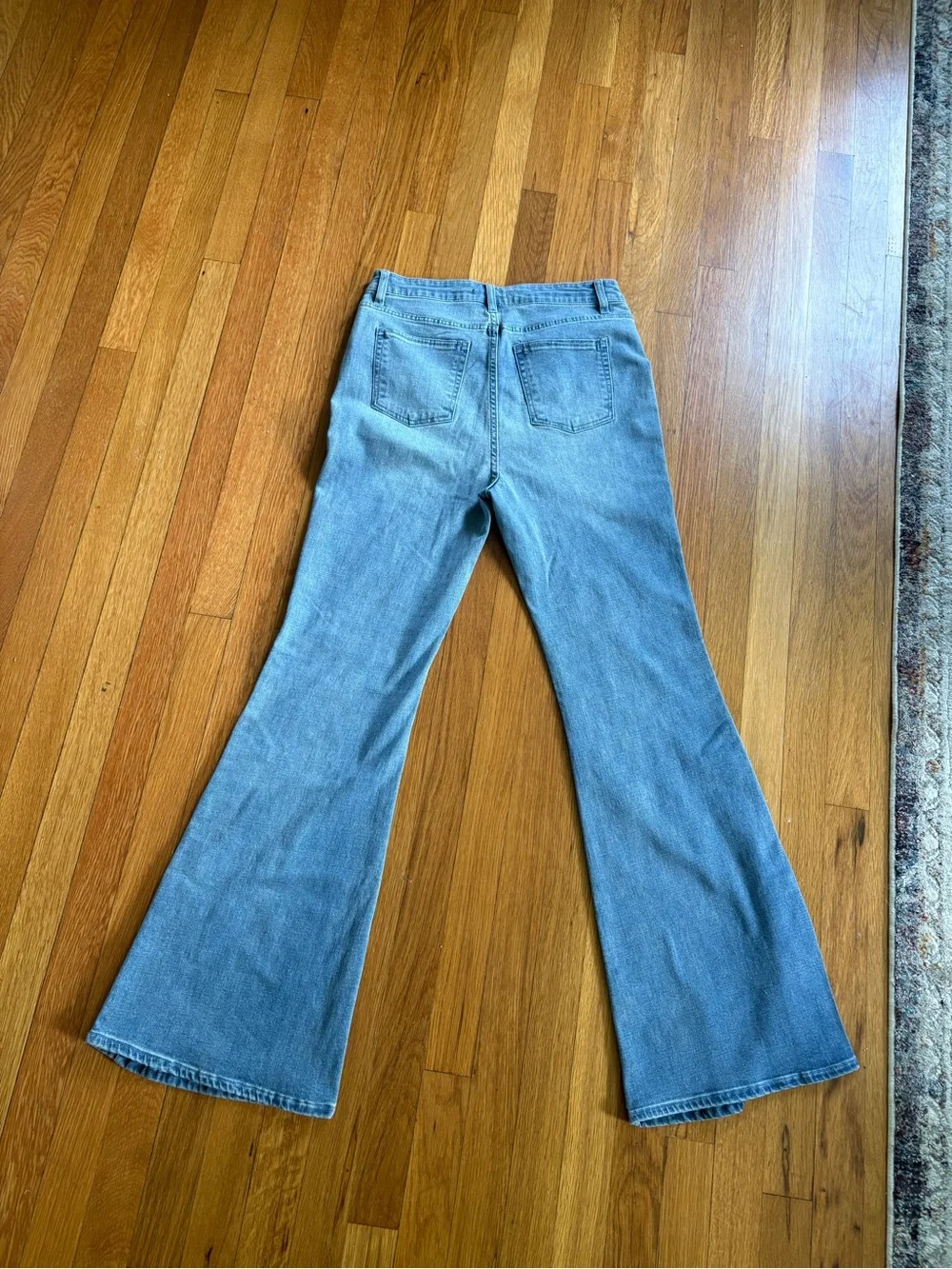Forever 21 Light Blue High-Rise Flare Jeans - Picture 2 of 5